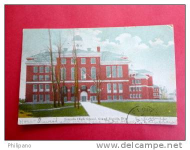 Grand Rapids WI -- Lincoln High School 1911 Cancel  --- Ref 441 - Sonstige & Ohne Zuordnung