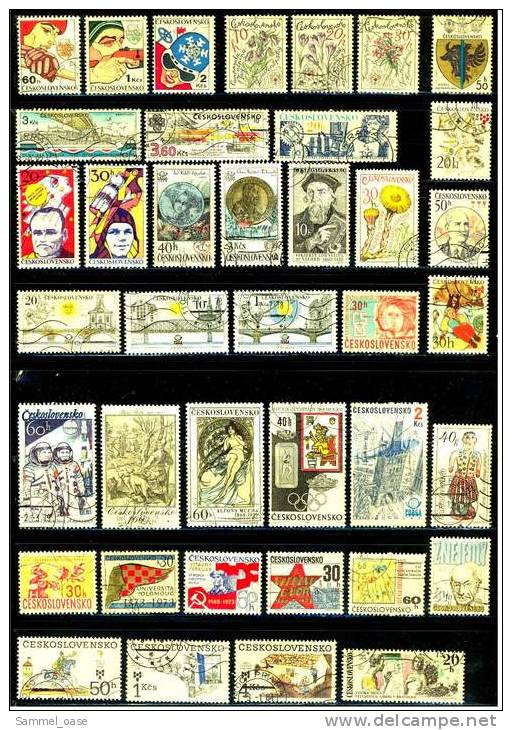 39 Tschechoslowakei / CSSR  Sonder - Briefmarken 1970er - 1980er Jahre  ,  Gestempelt - Collections, Lots & Series