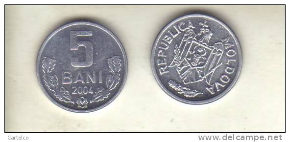 Moldavia - 5 Bani 2004 Unc - Moldova