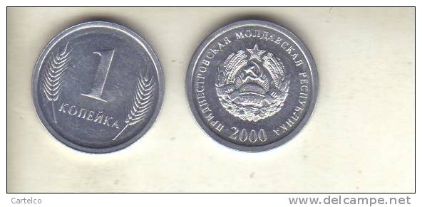 Moldavia - Transnistria - 1 Kopeek 2000 Unc - Moldavie