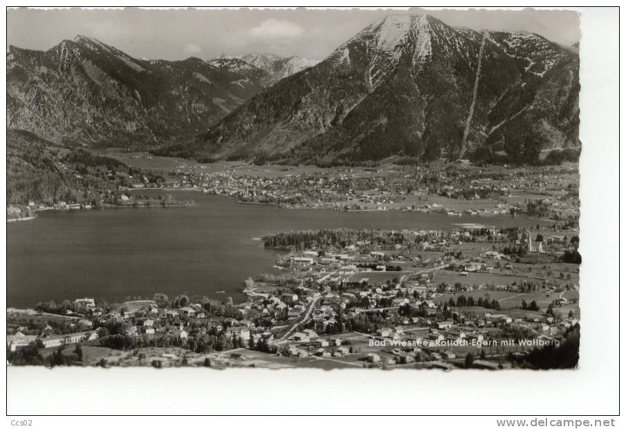 Bad Wiessee Rottach Egern Mit Wallberg 1958 - Bad Wiessee