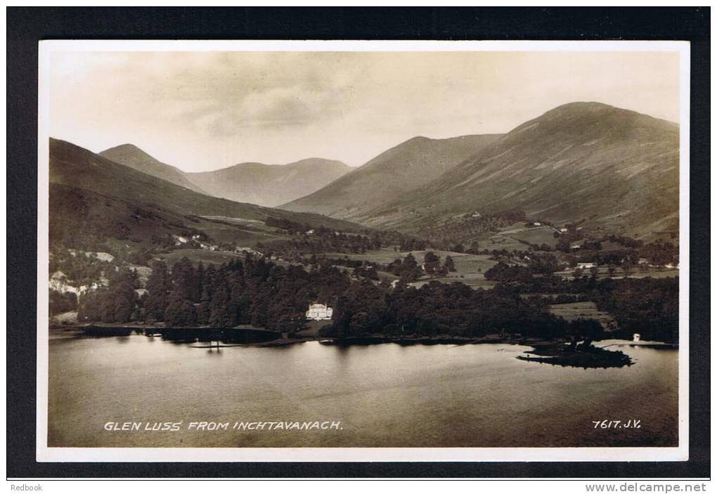 RB 839 -  Real Photo Postcard - Glen Luss From Inchtavanach Dunbartonshire Scotland - Dunbartonshire