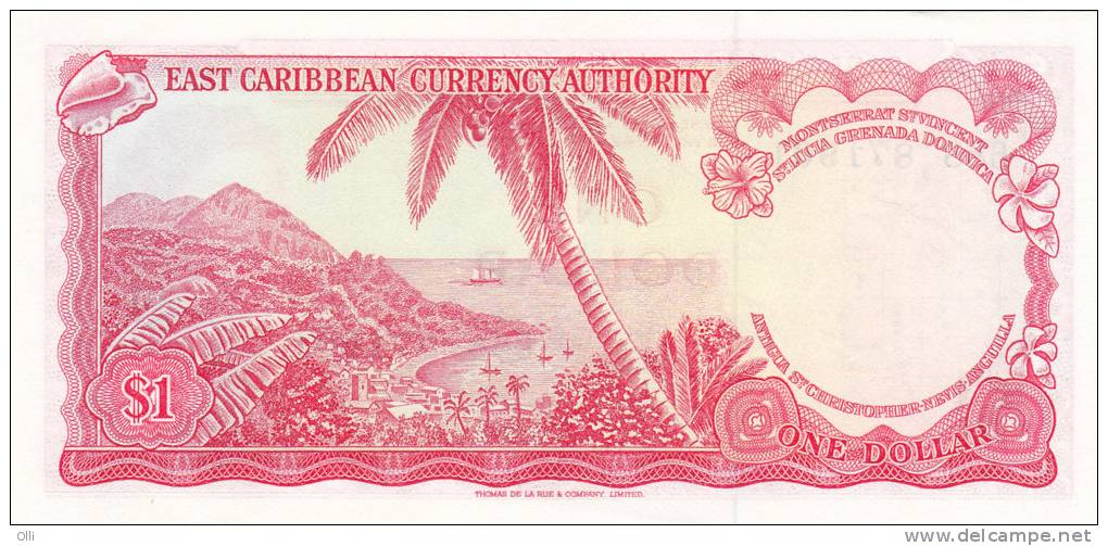 EAST CARIBBEANS $1 DOLLAR 1965 ***UNC*** P-13g - Caraïbes Orientales