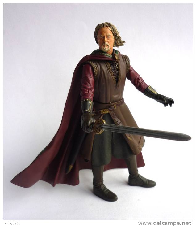 FIGURINE LORD OF THE RING - SEIGNEUR DES ANNEAUX - TOY BIZ - THEODEN - LES 2 TOURS - El Señor De Los Anillos