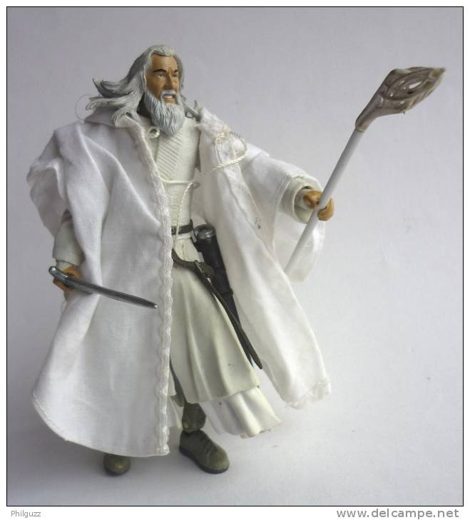 FIGURINE LORD OF THE RING - SEIGNEUR DES ANNEAUX - TOY BIZ - GANDALF LE BLANC - Sans Cheval - Lord Of The Rings