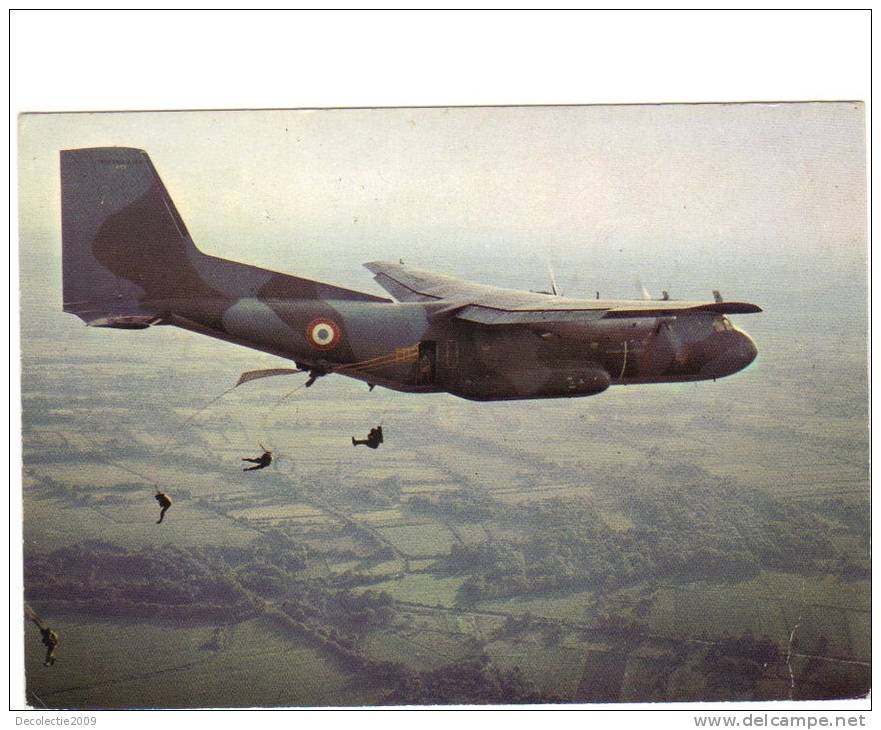 B57432 Airplanes Avions Parashutisme Largage De Transal Used Perfect Shape Back Scan At Request - Parachutespringen
