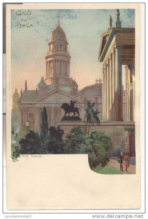 1088-GRUSS AUS BERLIN(GERMANIA)-ILLUSTRATORE KLEY KARLSRUHE-FP - Souvenir De...