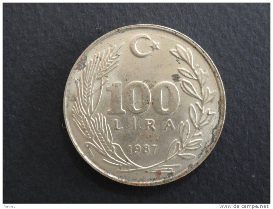 1987 - 100 Lire - Turquie - Turquia