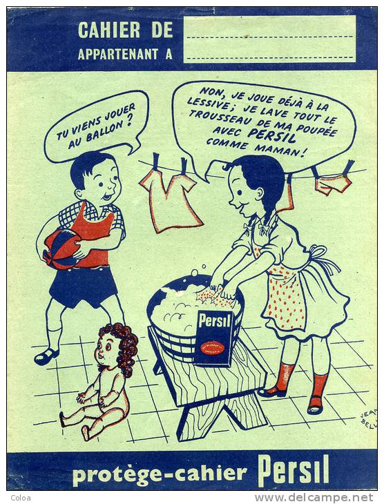 Protège Cahier Lessive Persil La Lessive De La Petite Fille - Omslagen Van Boeken