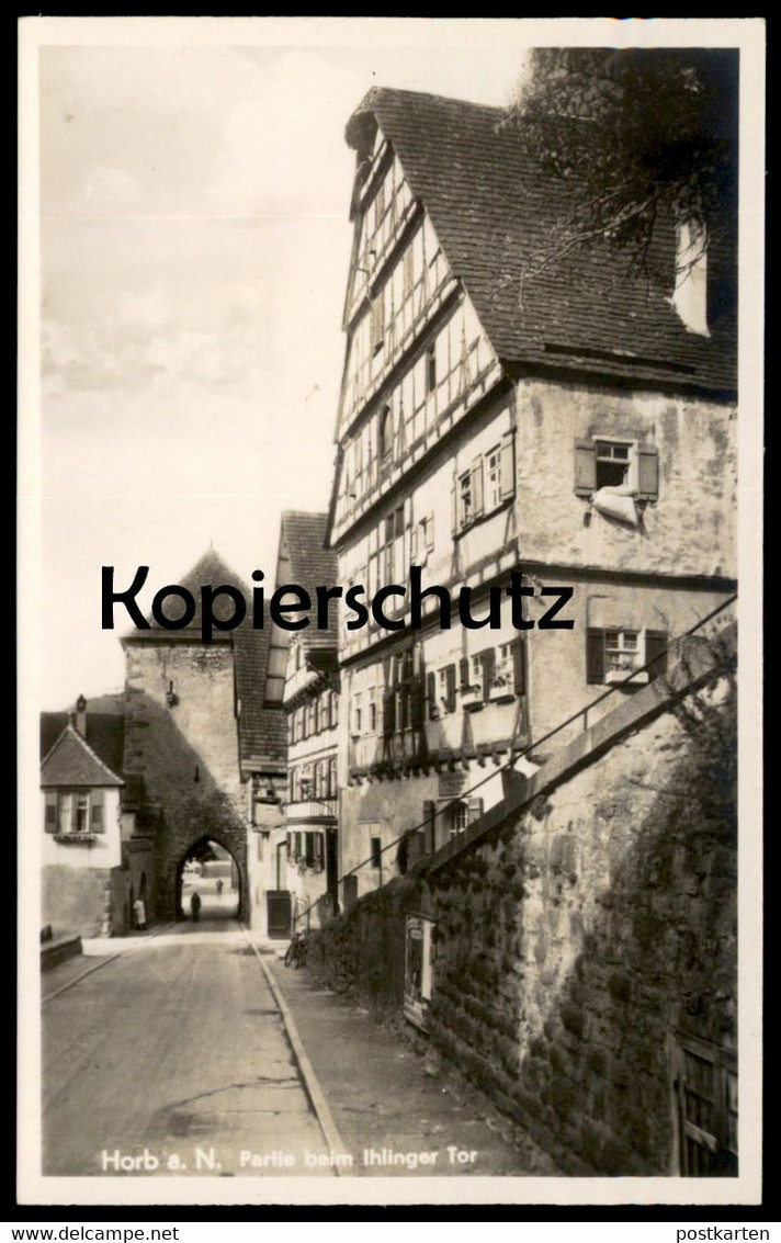 ALTE POSTKARTE HORB AM NECKAR PARTIE BEIM IHLINGER TOR Ansichtskarte AK Postcard Cpa - Horb