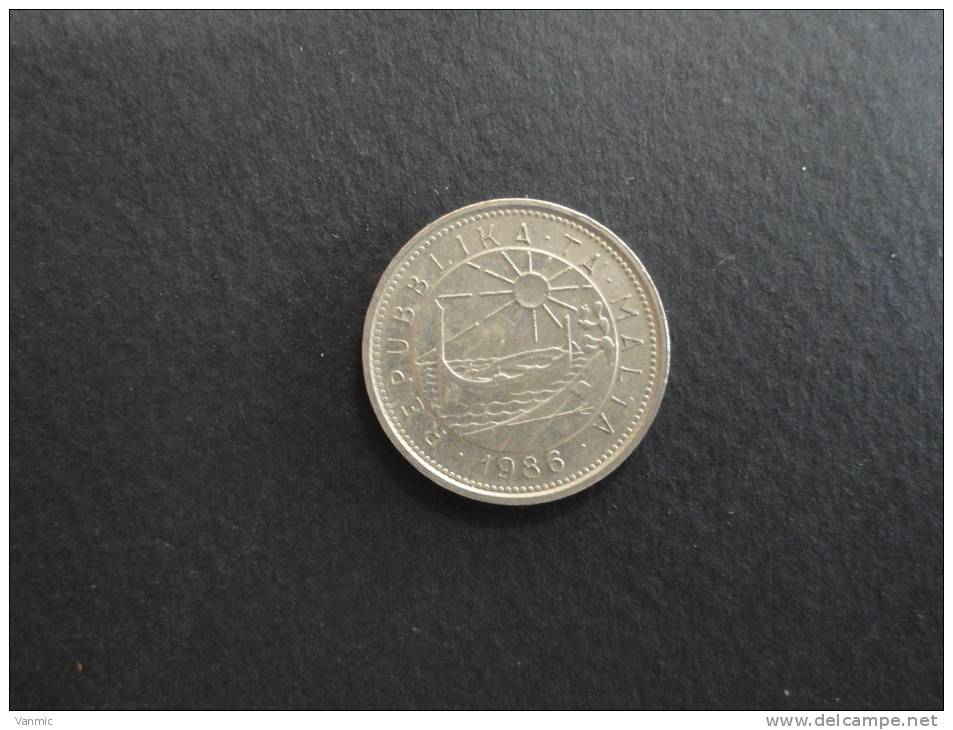 1986 - 10 Cents - Malte - Malta