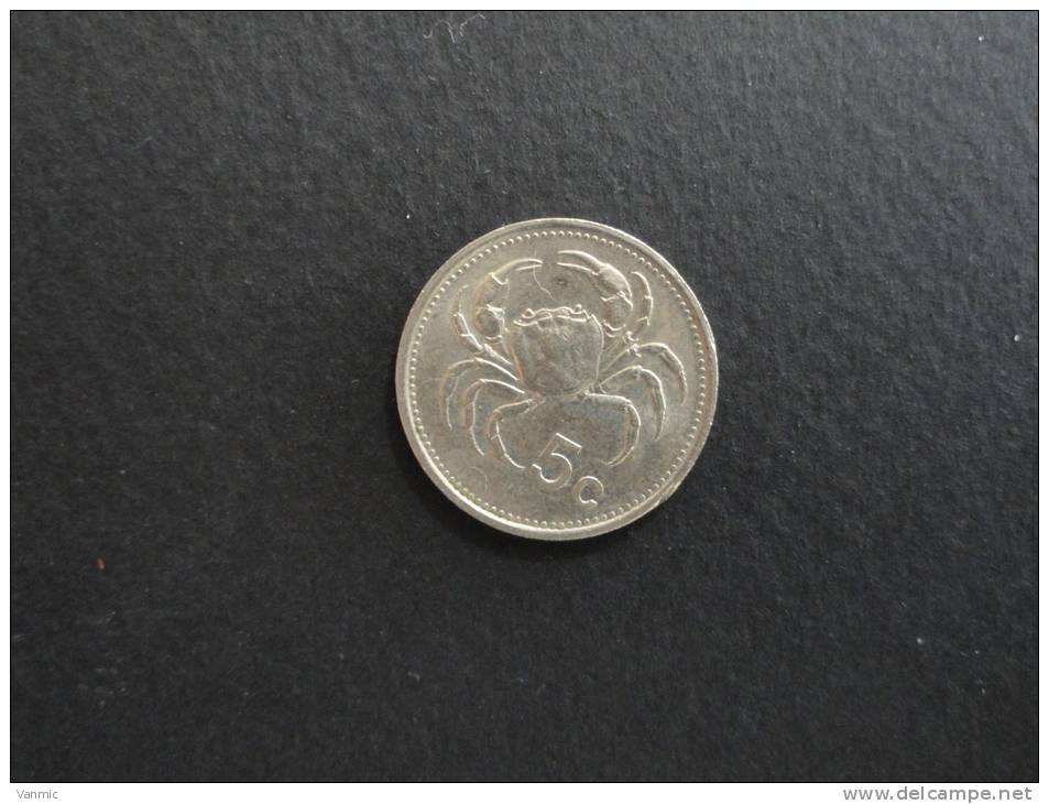 1986 - 5 Cents - Malte - Malta