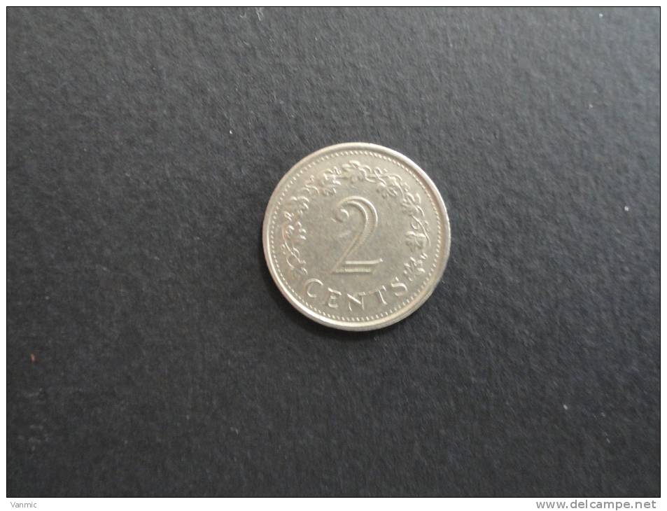 1972 - 2 Cents - Malte - Malte