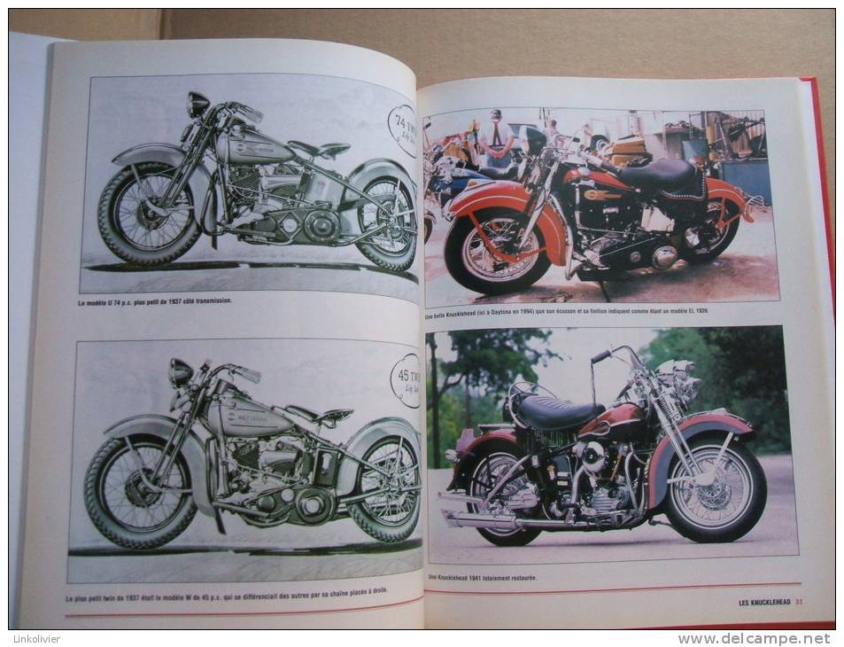 HARLEY DAVIDSON - Motos De Légende - L´Histoire Illustrée - Roy Bacon 1995 - Motorfietsen