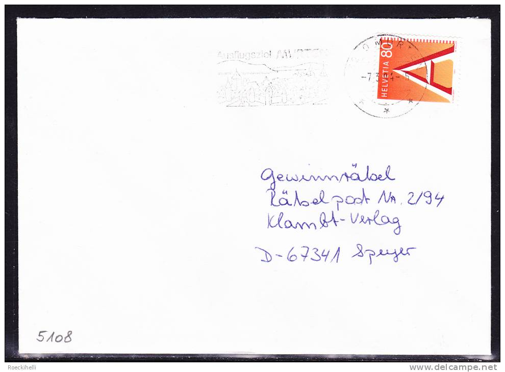 7.3.1994  -   Bedarfsbeleg, Gelaufen Von Murten Nach Speyer / D  -  Siehe Scan  (ch 5108) - Storia Postale