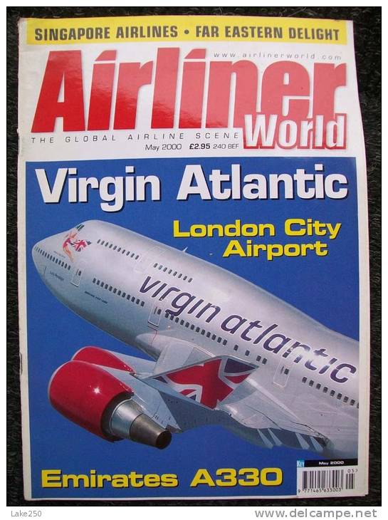 RIVISTA AIRLINER WORLD MAGGIO 2000   Aviazione Aerei - Transportation