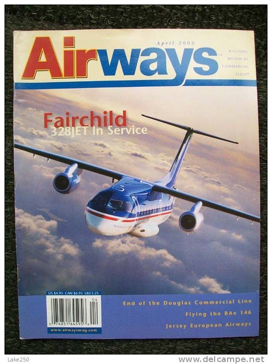 RIVISTA AIRWAYS APRILE 2000   Aviazione Aerei - Transportation