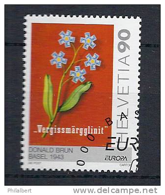 CH1093 - Europa 2003 Obl. 1er Jour - Usados