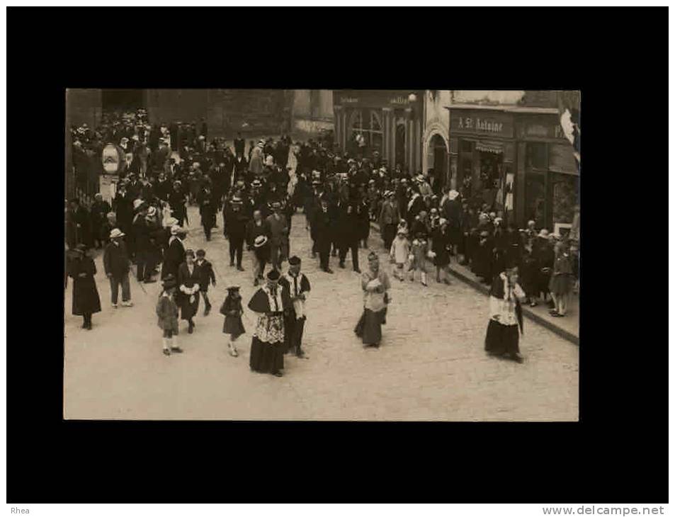 35 - REDON - Sortie De La Messe De Mgr Mignon - 11 Juin 1933 - Carte Photo - Redon