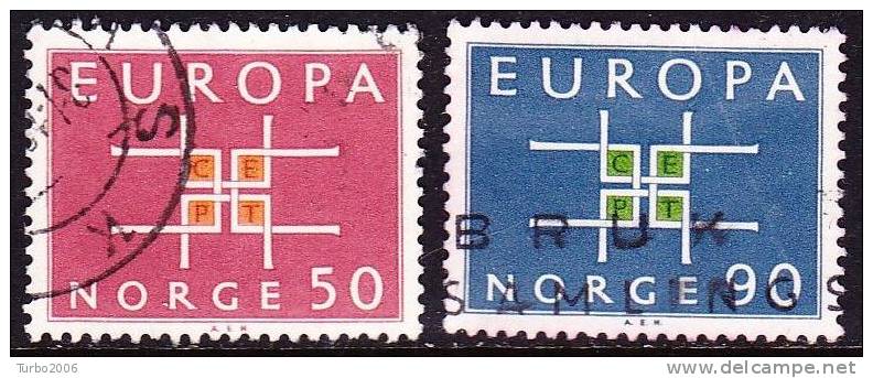 Norway 1963 Europa / CEPT Satz Michel 498 / 499 - Oblitérés