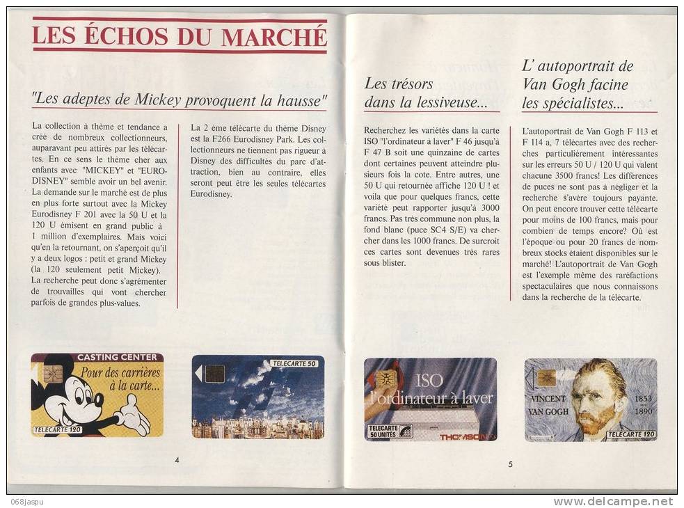 Revue Telecarte Cote Mars 1994 - Non Classés