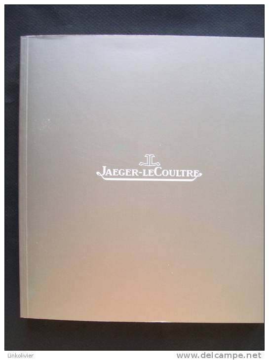 Catalogue Jaeger-LeCoultre Manufacture Horlogère Suisse, Montres - 2008 Balthasar Burkhard - Kunst