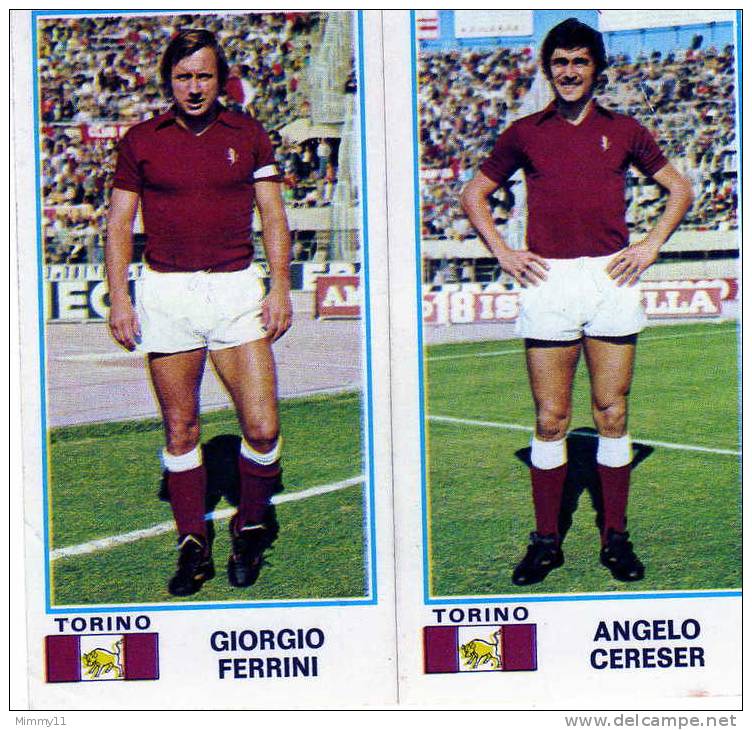 TORINO - Giocatori- Figurine Panini 1974 /75...484 - 495 - Edizione Italiana