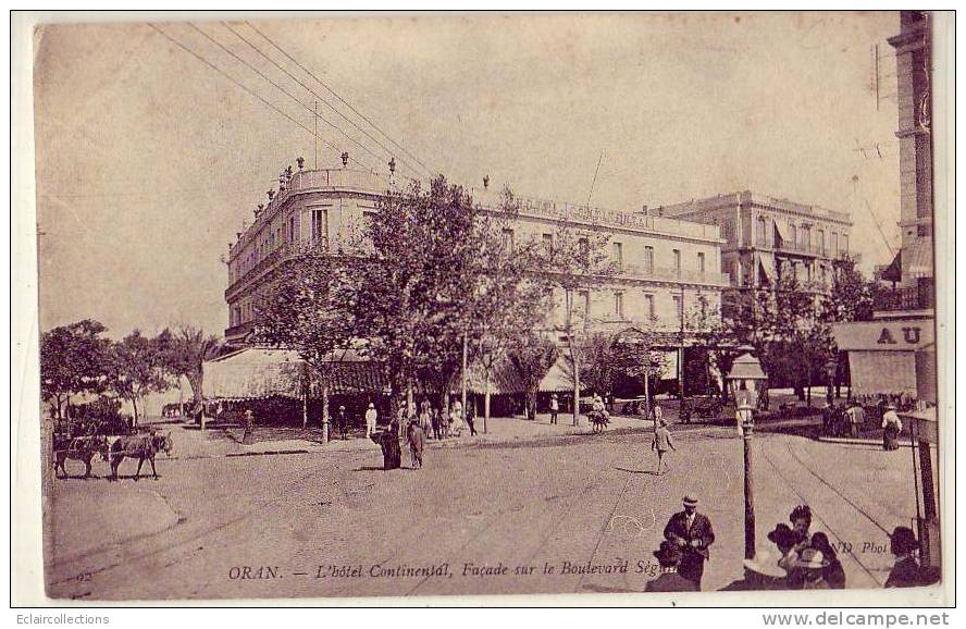 Algérie    Oran    Hotel Continental  Bd Seguin - Oran