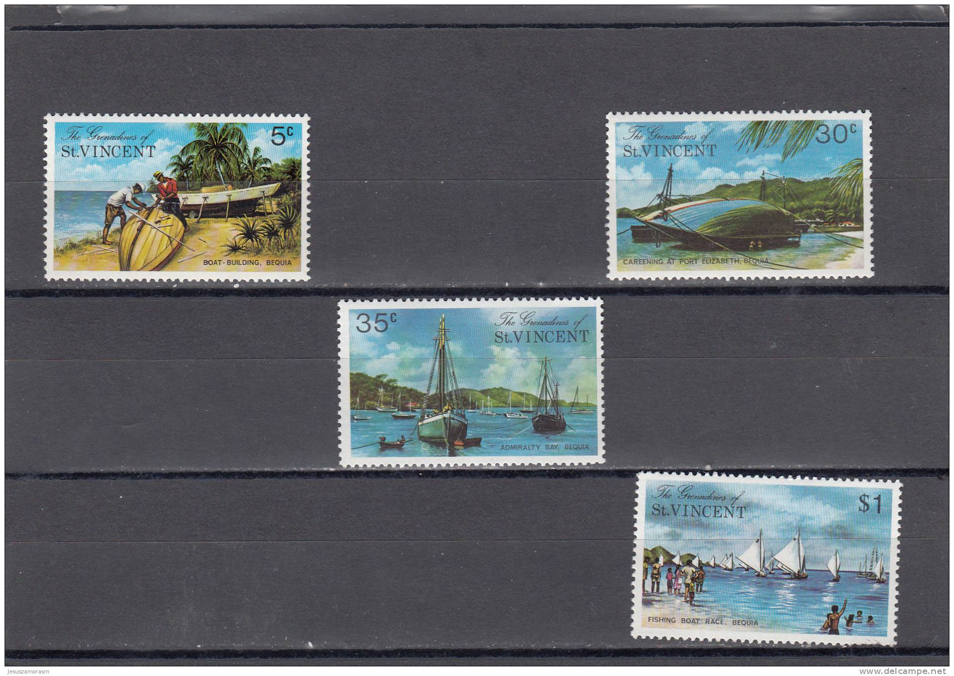 San Vicente Y Granadines Nº 30 Al 33 - St.Vincent & Grenadines