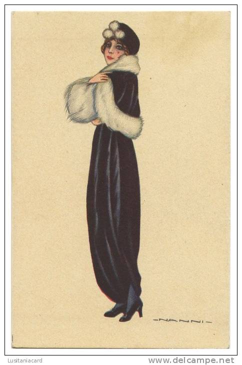 ITALY - ILLUSTRATEURS - «Nanni»-Femme (Nº 340-2) Carte Postale - Nanni