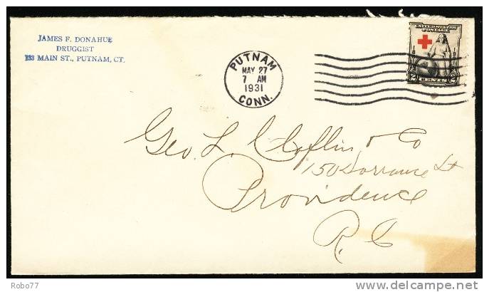 USA Cover. Pharmacy, Druggist, Chemist, Pharmaceutics.  Putnam May.27.1931. Conn. (Zb05050) - Pharmazie