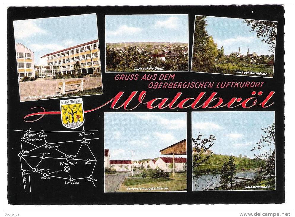 Deutschland - Waldbröl - Hollenberg Gymnasium - Berliner Strasse - Waldstrandbad - Waldbroel