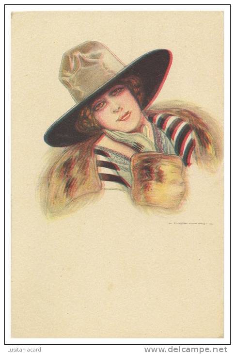 ITALY - ILLUSTRATEURS - «Nanni»- Femme (Nº 378-5) Carte Postale - Nanni