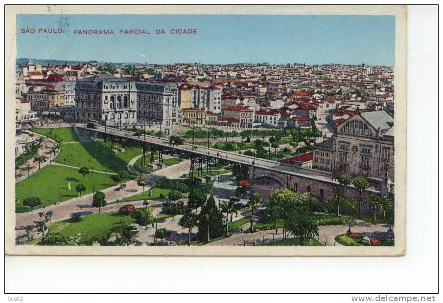 Sao Paulo Panorama Parcial Da Cidade 1926 - São Paulo