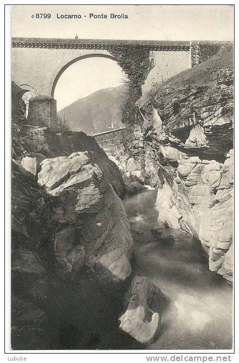 Ponte Brolla - Maggia               Ca. 1910 - Maggia