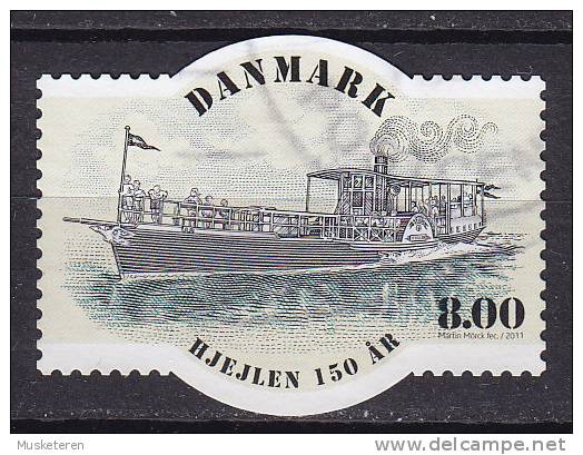 Denmark 2011 BRAND NEW 8.00 Kr. Schiff Ship "Hjejlen" 150 Year Anniversary - Usado