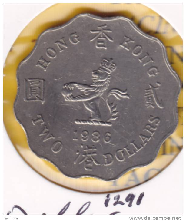 @Y@   Hong Kong  2 Dollar  1986   (1291) - Hong Kong