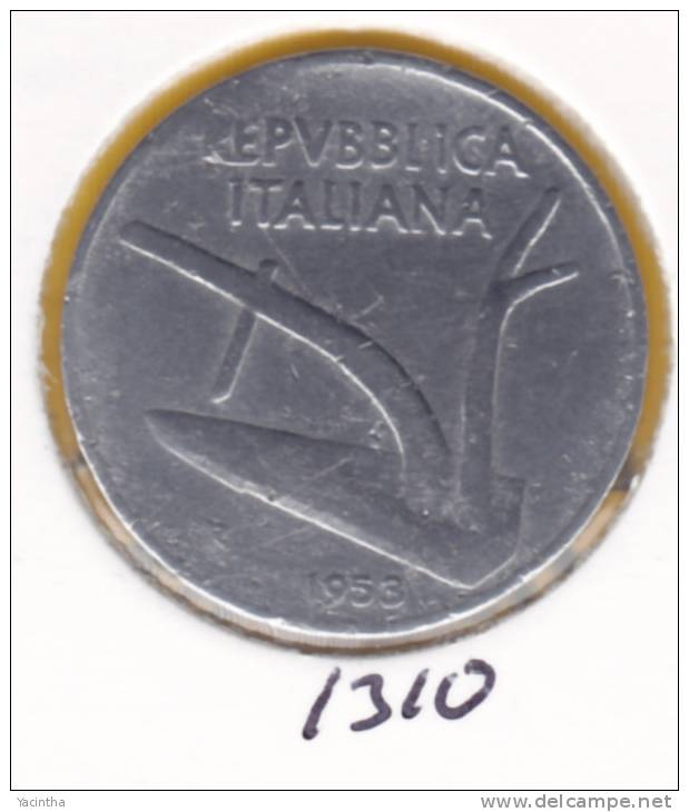 @Y@   Italie  10 Lira   1953     (1310) - 10 Liras