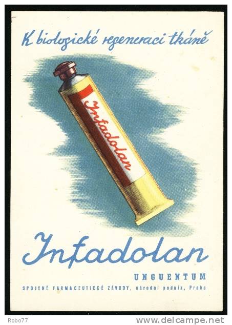 Czechoslovakia Postal Card. Pharmacy, Druggist, Chemist, Pharmaceutics. (Zb05098) - Apotheek