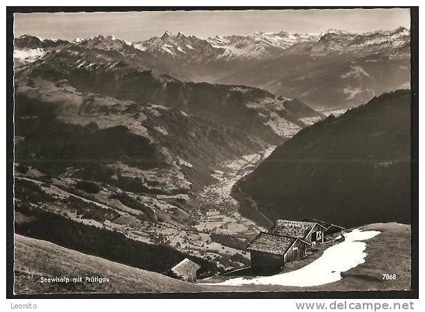 SEEWISALP Prätigau Stempel Seewis Dorf 1966 - Seewis Im Prättigau