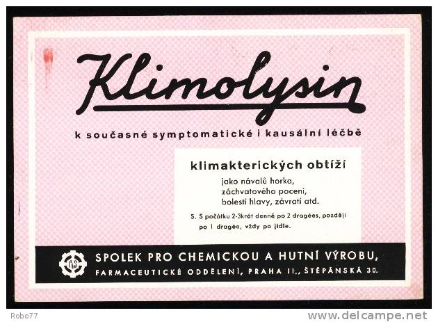 Czechoslovakia Postal Card. Pharmacy, Druggist, Chemist, Pharmaceutics. Praha, Topolcany. (Zb05089) - Pharmacie