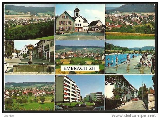 EMBRACH 9-Bilder-Karte 1978 - Embrach