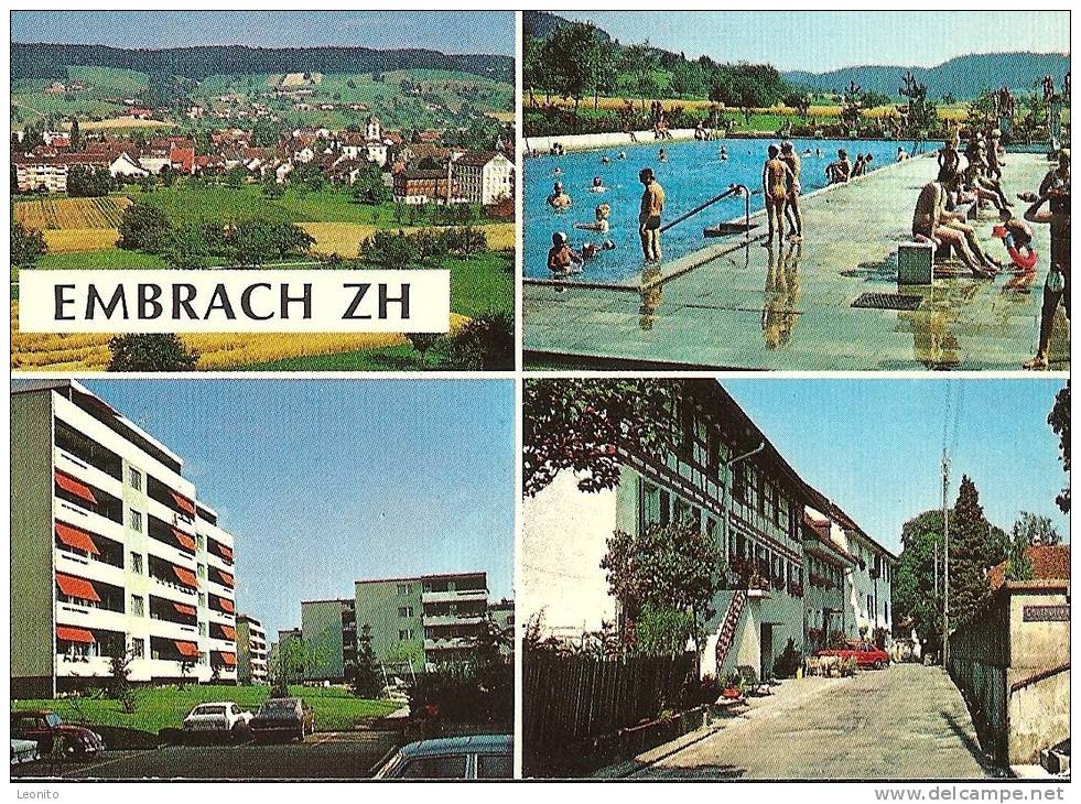 EMBRACH 9-Bilder-Karte 1978 - Embrach