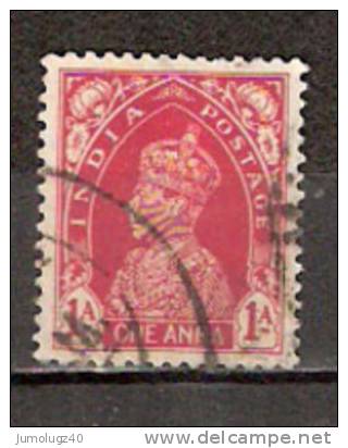 Timbre Inde Anglaise Y&T N°146 Obl. Georges VI. 1 Anna. - 1936-47 Koning George VI