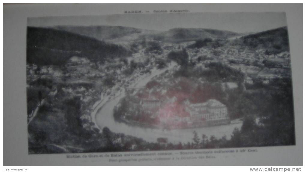 Voyages En Suisse. Agence Officielle Des Chemins De Fer Federaux. 1907. - Railway & Tramway