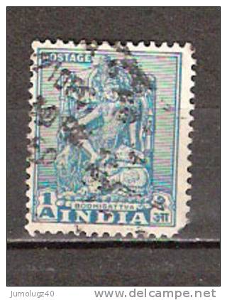 Timbre Inde Dominion Y&T N° 10. Obl. 2e Choix. 1 Anna. - Used Stamps