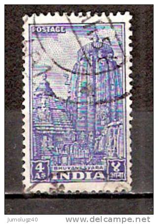 Timbre Inde Dominion Y&T N° 14. Obl. 4 Annas. - Usados