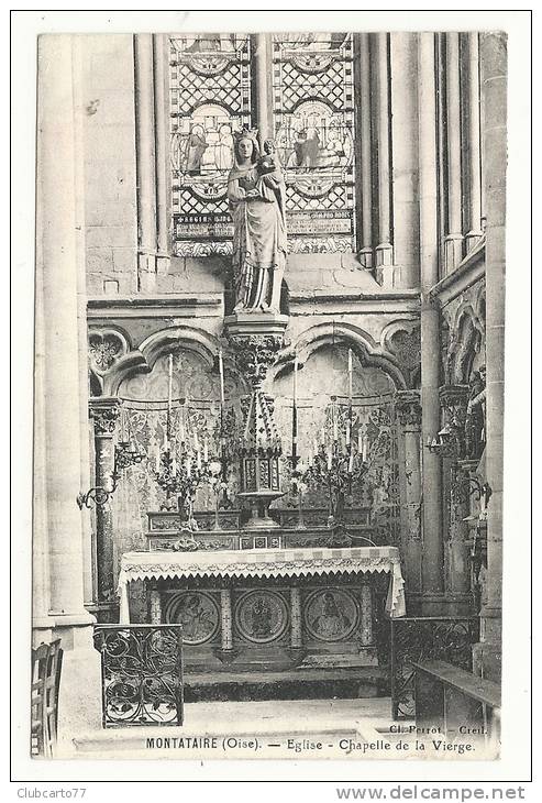 Montataire (60) : La Chapelle De La Vierge à L'intérieur De L´égliseen 1937. - Montataire