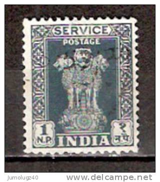 Timbre Inde République Service Y&T N° 14 (2) Oblitéré.1 NP. - Official Stamps