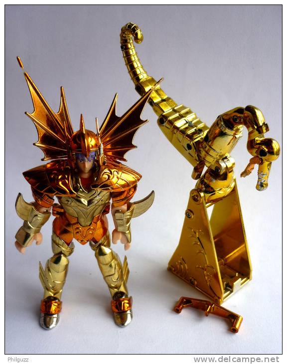 FIGURINE SAINT SEIYA  CHEVALIER DU ZODIAQUE DRAGON DES MERS EN LOOSE COMLET ANNEE 87 BANDAI - CHEVALIERS - Caballeros Del Zodiaco